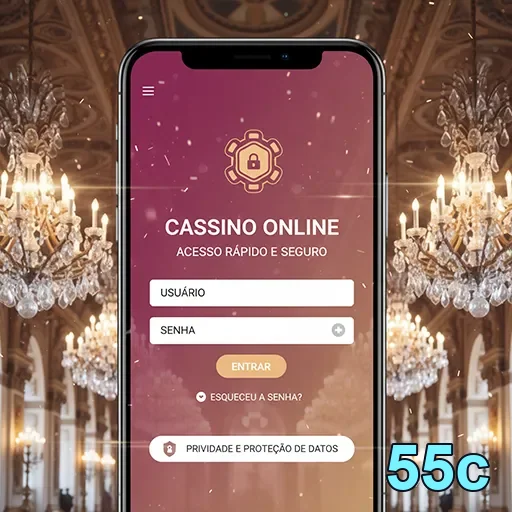 Ilustração de Explore os Slots e Serviços VIP no 55c