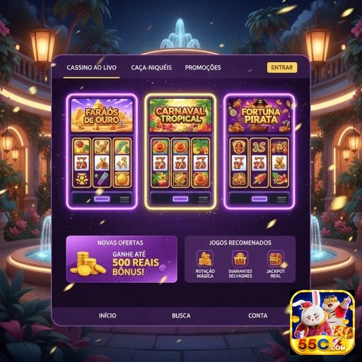 Usuário acessando o aplicativo cassino no celular